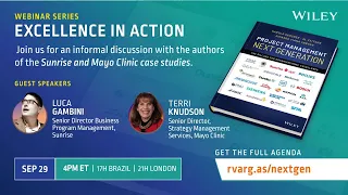 Excellence in Action Webinar Series - Sunrise & Mayo Clinic