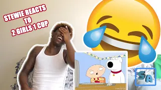 Family Guy - Stewie's Reaction to Two Girls One Cup | REACTION!