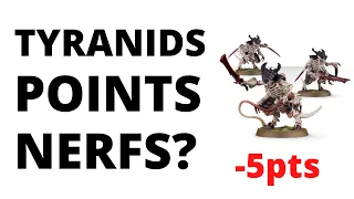 Leaked List of Tyranids Points Changes? Rumours of Nerfs Discussed...