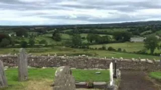 Cemetery overlooking Ballygawley, Northern Ireland