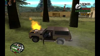 Long ass gta san andreas police chase at 1 hp