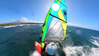 Graham Ezzy Windsurfing Goiter Hookipa Maui (2021, insta360)