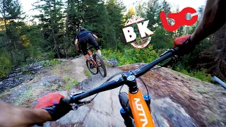 Chasing BCPOV down some sketchy slabs | Mountain Biking Pemberton | BK vs. BC Episode 4