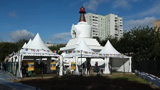 Открытие Ступы Просветления в Отрадном (Москва, 2017)