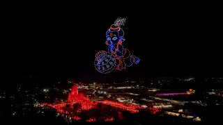 1000 Drone Show for Janmashtami | Shri Sanwaliya Seth Mandir | Rajasthan | BotLab Dynamics