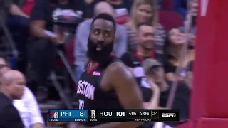 James Harden Full Highlights Rockets vs 76ers 2019 03 08   31 Pts, 10 Reb, 7 Assists!