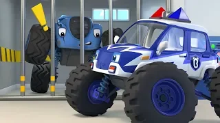 La Patrulla Monstruo Persigue al Problemático Autos | Canción Infantil | BabyBus Español