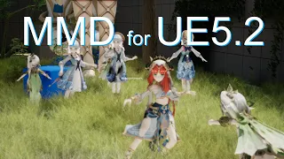 MMD PMX Importer for UE5.2 (with Material+Morph) #unrealengine #opensource