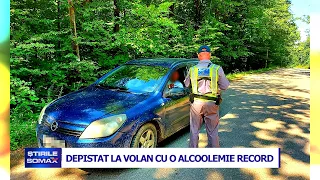 DEPISTAT LA VOLAN CU O ALCOOLEMIE RECORD
