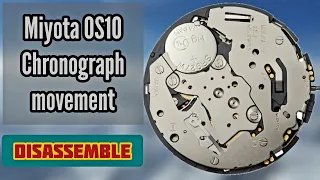 How To Service Miyota 0S10 Chronograph Movement | Disassemble Tutorial | SolimBD