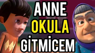 Anne Okula Gitmicem Rafadan Tayfa Mert Alfa101Saplar