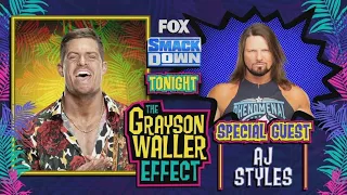 The Grayson Waller Effect Debuts on Smack Down with Special Guest Aj Styles (Full Segment)