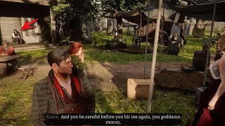 Dutch's Reaction to Molly Getting Punched | RDR2