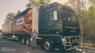 MAN TGX 26.640 XXL drive test! Mighty Machines TV