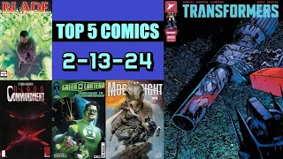 Top 5 Most Anticipated New Comic Books | 2-13-24