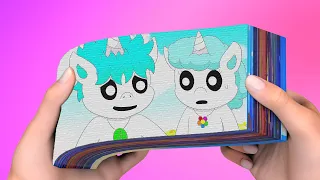 CRAFTYCORN HAS BOYFRIEND! (Poppy Playtime 3 Animation) Smiling Critters 🌈 FlipBook Animation