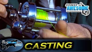How to cast a fishing reel for beginners (Multiplier Reel) - TAFishing