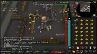 New banking method for Gold + Addy combination bars at blast furnace