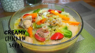 PERFECT FOR COLD WEATHER | CREAMY CHICKEN SOPAS | FOODNATICS