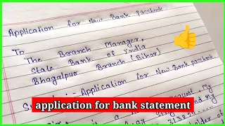 application for bank statement.how to write an application for bank manager