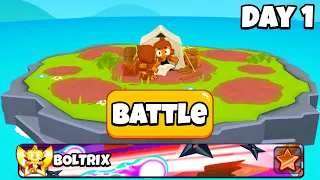 My FIRST Clan War in Bloons TD Battles 2!