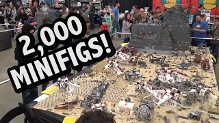 Motorized LEGO Star Wars Droid Factory Battle | Brickworld Indy 2017