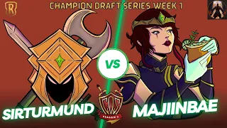 Sirturmund's The Empire's Gladiators VS MajiinBae's Ionian Idiots - Week 1 Of Champion Draft Series!