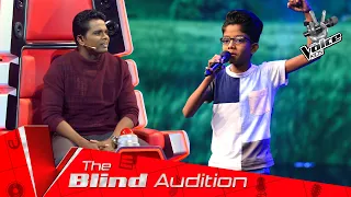 Manuja Pasan | Pensal Poth Nelu (පැන්සල් පොත් නැලු)  |  Blind Auditions