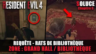 Resident Evil 4 - Requête : Rats de bibliothèque - Zone Grand hall / Bibliothèque (Chapitre 9)