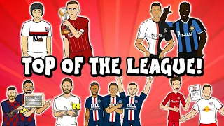 ☝ Top of the League!☝ Barcelona - Liverpool - Inter - PSG - Leipzig! (442oons Parody)