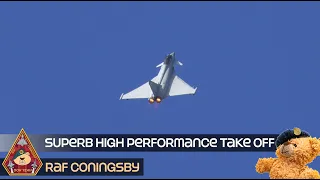 29 SQN OPERATIONAL CONVERSION UNIT HIGH PERFORMANCE TAKE OFF • RAF TYPHOON AFTERBURNER MAX POWER