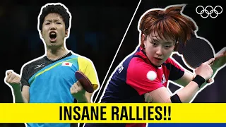 UNBELIEVABLE Table Tennis Rallies at Rio 2016! 🏓