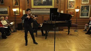 Kevin Zhu, violin - Tchaikovsky Valse Scherzo, Op  34, for violin and piano