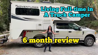 F350 & Adventurer 89RB | Full-Time RVing | 6 month REVIEW