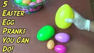 5 Easter Egg Pranks You Must Try- HOW TO PRANK (Evil Booby Traps) | Nextraker