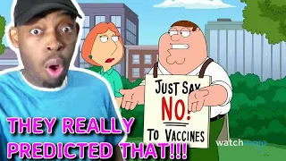 Top 10 Times Family Guy Predicted the Future REACTION!!!