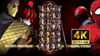 Игра за Cyrax MK2 Human & MIMI-SENTRY в Mortal Kombat Komplete Edition на PC Expert в 4K