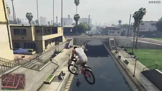 GTA V - How To Escape The Cops With A BMX