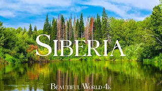 Siberia 4K Amazing Aerial Film - Peaceful Piano Music - Scenic Relaxation