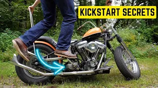How To Kickstart a Harley Davidson Motorcycle