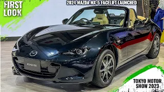 2024 Mazda MX-5 Facelift Launched @ Japan Mobility Show 2023 - Full Interior Exterior