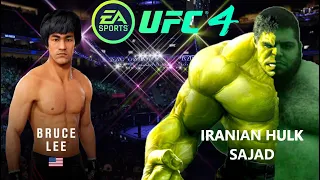 UFC4 | Bruce Lee  vs iranian HULK SAJAD (EA Sports UFC 4)