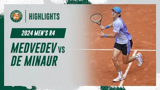 Medvedev vs De Minaur Round 4 Highlights | Roland-Garros 2024