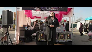 Fresno Hmong New Year 2022 - Macy Hawj Performs At Her Booth