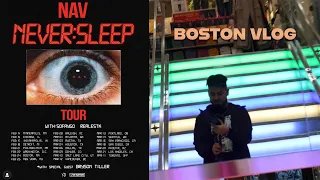 Nav Never Sleep Tour // Boston. (Vlog)