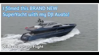 DJI Avata Footage Of BRAND NEW Superyacht M/Y 'BLUE JEANS'