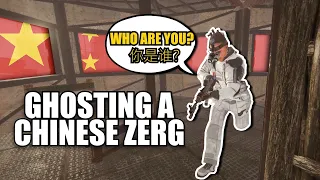 GHOSTING a 20+ DEEP CHINESE ZERG | Rust Solo Survival (4 of 5)