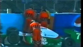 IRL Phoenix 2003 Huge crash Andretti De Ferran