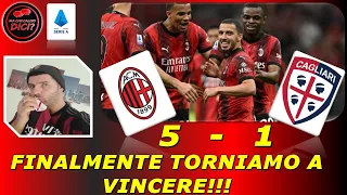 MILAN!!! INCREDIBILE torniamo a vincere Milan vs Cagliari 5-1!!!