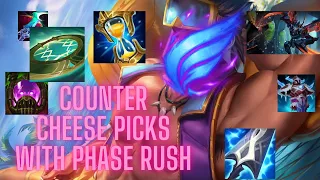 Phase Rush J4 Carry Build - Try this Korean Challenger Build (NA is a terrible Region)